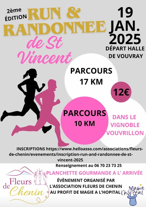 Run et randonnée de St Vincent