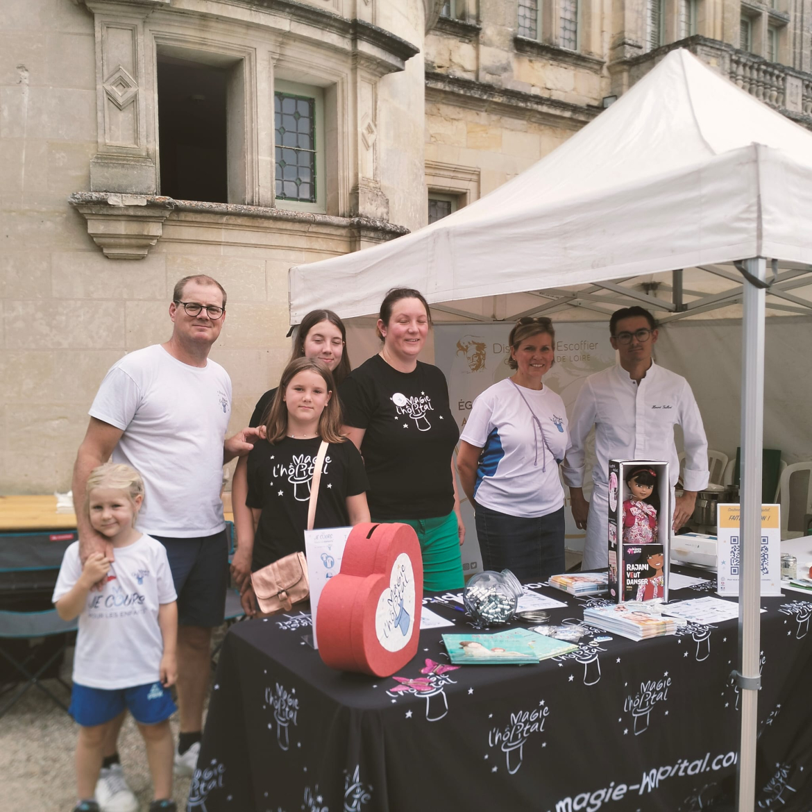 Le festival de la tomate au Château de la Bourdaisière, association Magie à l'hôpital